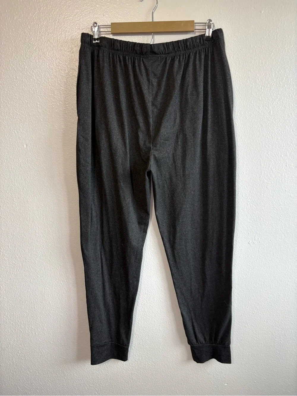 True Religion Men’s Medium Gray Drawstring Jogger Sweatpants Loungewear Neutral - Picture 2 of 6